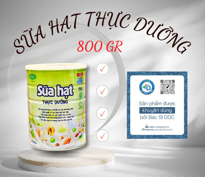 SỮA HẠT THỰC DƯỠNG 800 MG