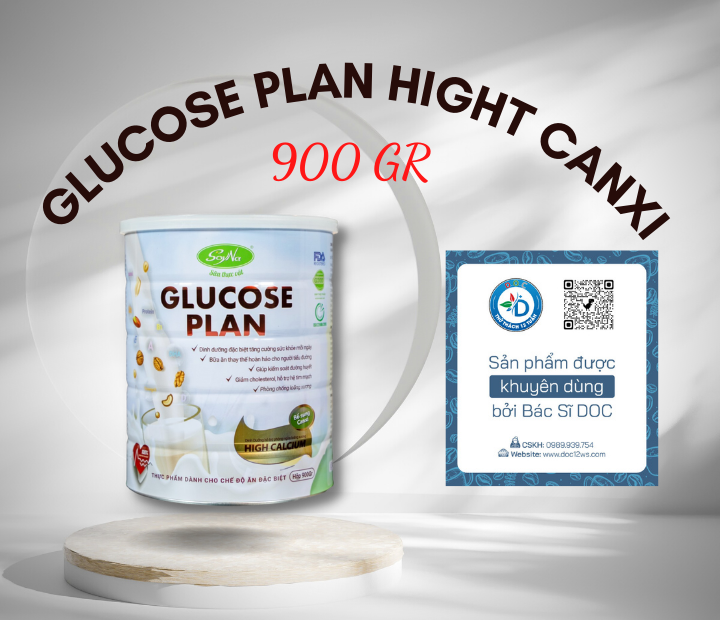 SỮA HẠT GLUCOSE PLAN HIGHT CANXI 900 GR